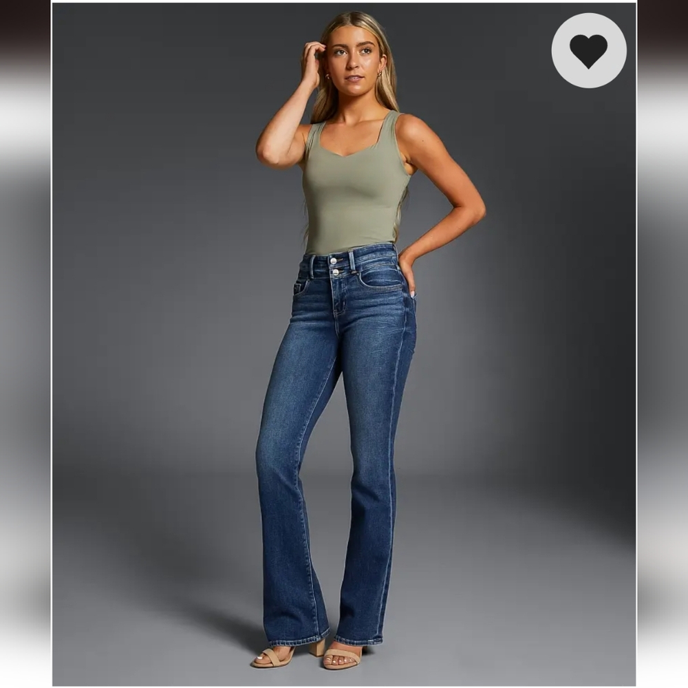 Buckle Black Bootcut Jeans